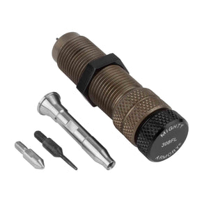Mighty Armory GOLD MATCH 308 Winchester Full Length Sizing Decapping Die, easily set from Zero up to -.005 shoulder bump back.