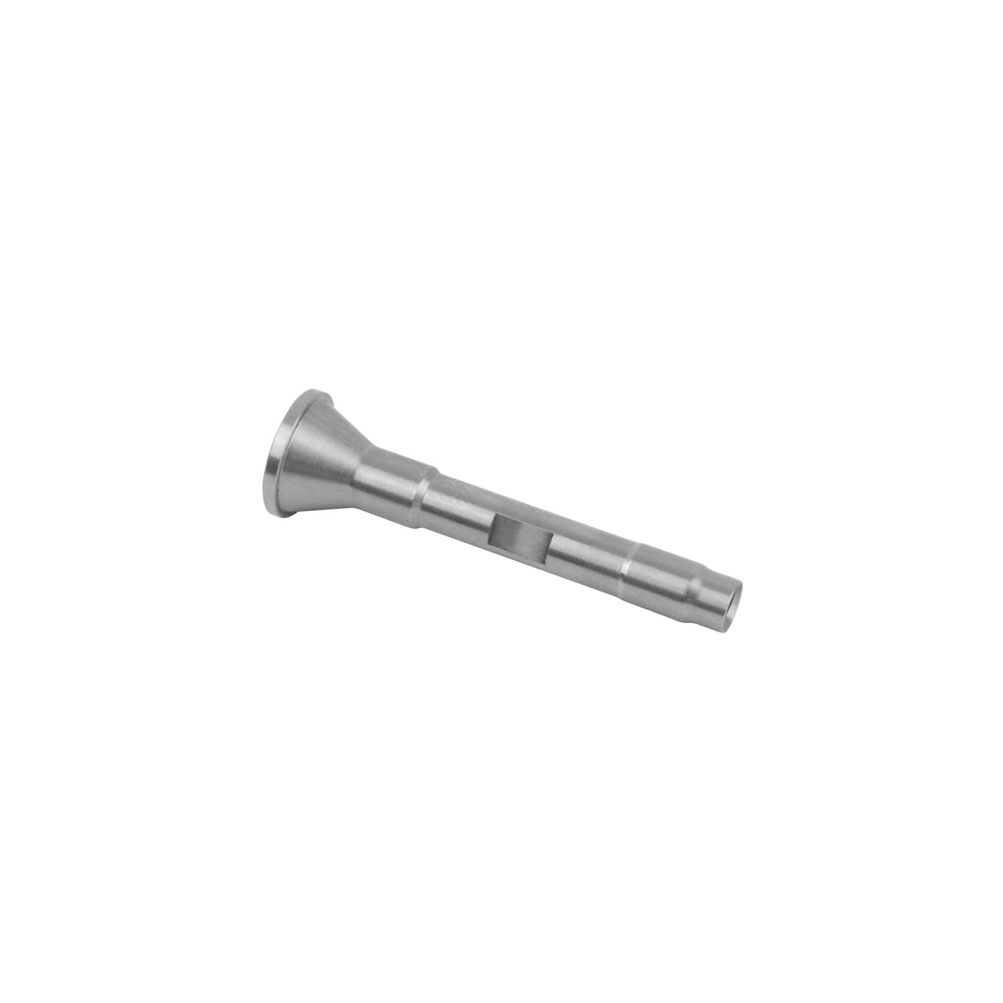 Expander mandrel shaft for reloading 6mm creedmoor rifle