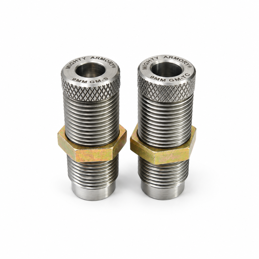 Mighty Armory 9mm Luger Carbide GAUGE MASTER Reloading Dies