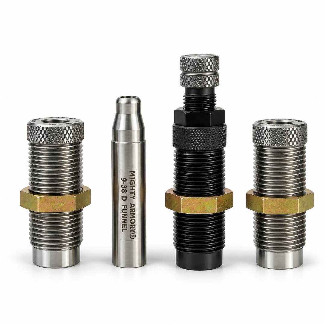 Mighty Armory 9mm Luger Carbide GAUGE MASTER Reloading Dies