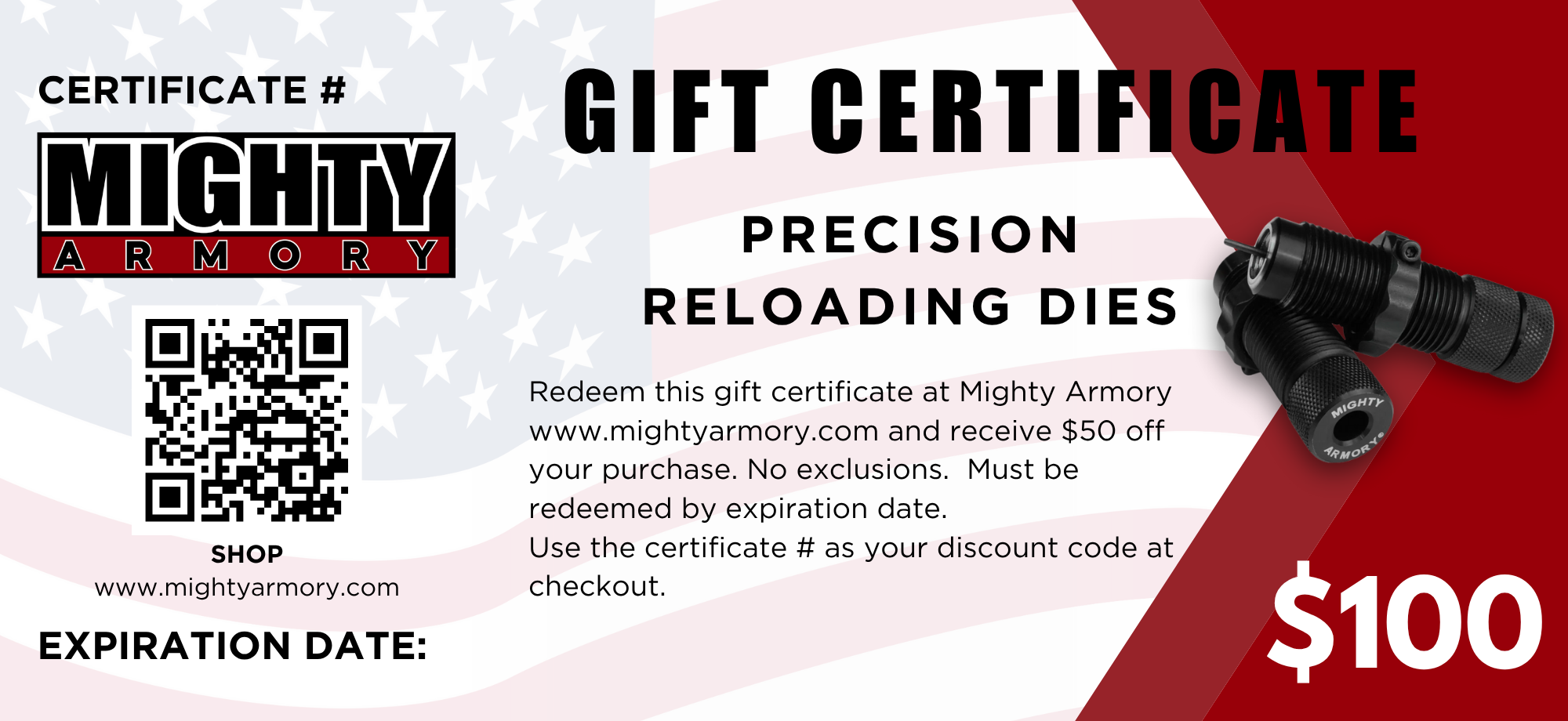 Mighty Armory Gift Certificate