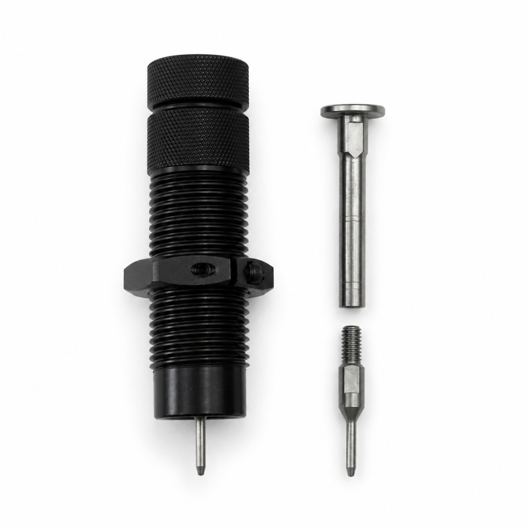shorty bull universal decapping die for auto drive presses with .058" small flash hole decapping pins