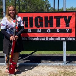 mighty armory shooting team member maria wolford