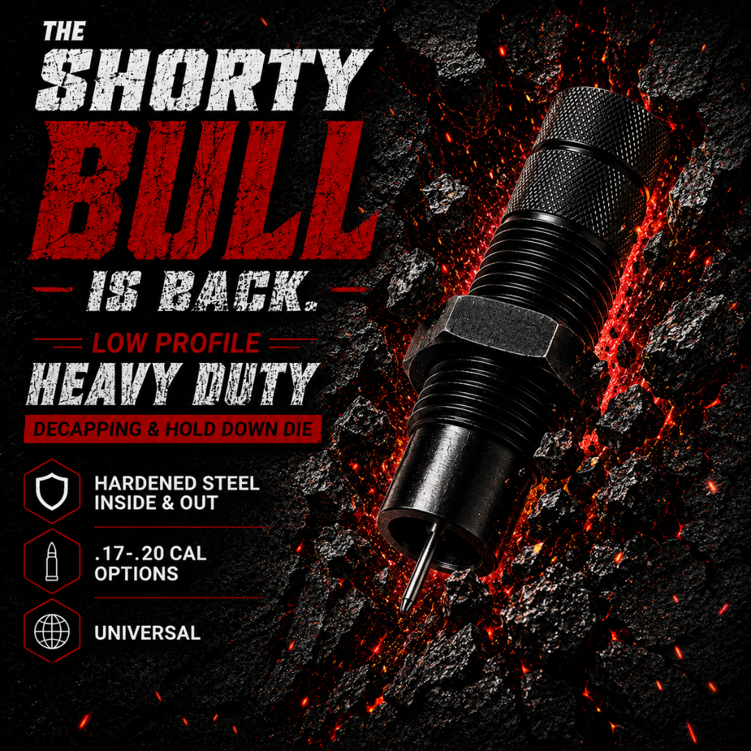 Load video: mighty armory shorty bull decapping die demonstration